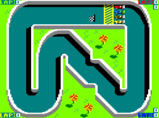 Championship Sprint - Amstrad CPC game screenshot (1988) by Activision